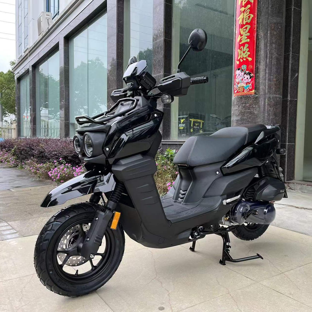 2024 High-speed Gasoline Motor with 150cc Gas Power Max Speed 85km/h Front Disc Brake with ABS System for Adult